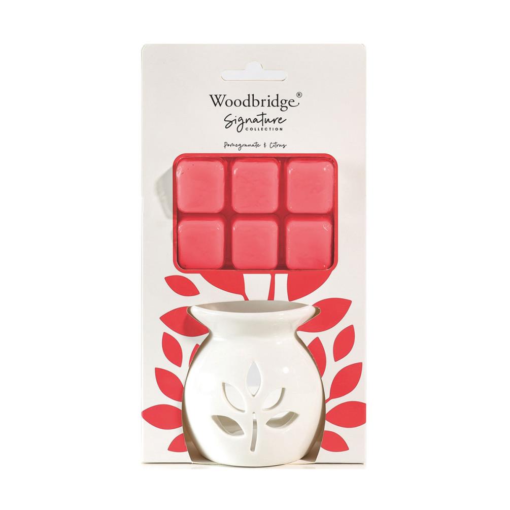 Woodbridge Pomegranate & Citrus Wax Melt Warmer Gift Set £7.19